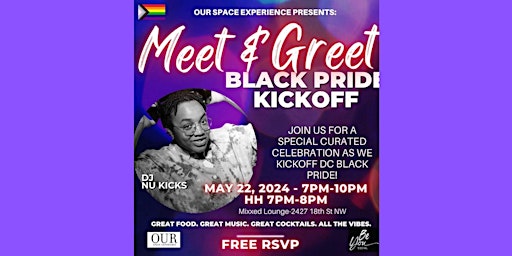Primaire afbeelding van OSE Presents: Meet & Greet Black Pride Kickoff @ Mixxed