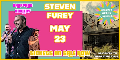 Stand Up Comedy Show in San Diego MAY 23 UNION GRAND OPENING!