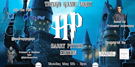 HARRY POTTER Trivia Night ! Hosted by Androgyny