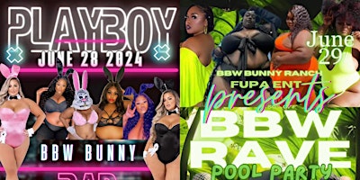 Primaire afbeelding van The BBW Bunny Ranch and FUPA Ent. The BBW Pool Party and Party Bus