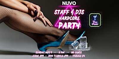 Hauptbild für STAFF & DJS HARDCORE PARTY SUNDAY  @ NUVO - OTTAWA BIGGEST PARTY & TOP DJS!