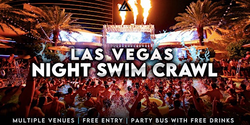 Vegas Night Swim Crawl | Pool Party After Dark primary image