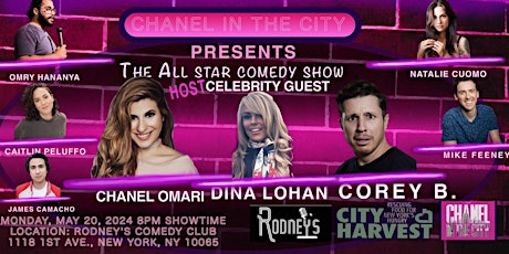 Chanel in the City Presents Stand Up Comedy For City Harvest in NYC!