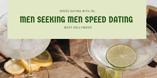 Imagem principal do evento MEN SEEKING MEN SPEED DATING