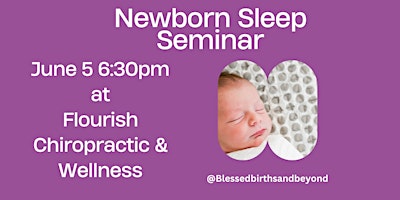 Image principale de Newborn Sleep Seminar