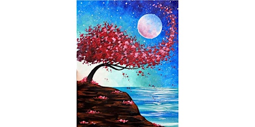 Florals to the Moon Paint & Sip primary image
