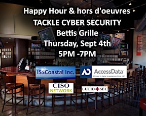 Sept 4th - Happy Hour Today - Tackle Cyber Security With ISSCoastal / AccessData primary image
