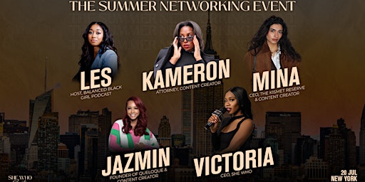 She Who Elevates New York, The Summer Networking Event primary image
