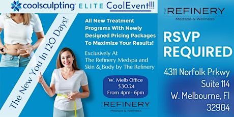 The New You In 120 Days Coolsculpting Elite Event