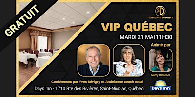 Imagem principal do evento VIP RED Québec