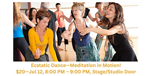 Imagem principal do evento Ecstatic Dance! Come Unleash Your Inner Rhythm