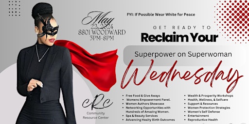 Superwomen Wednesday | Reclaim Your Superpower primary image