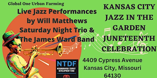 Image principale de Kansas City Jazz in the Garden Juneteenth Celebration