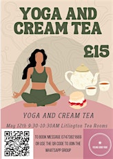 Yoga and Cream Tea