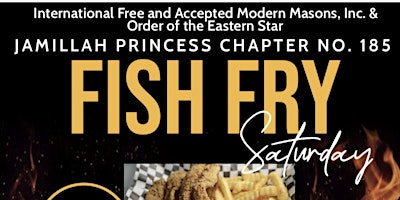 Imagem principal do evento Jamillah Princess Chapter #185 Fish Fry