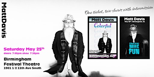 Matt Davis: Colorful - Live at Birmingham Festival Theatre  primärbild
