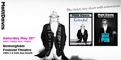 Matt Davis: Colorful - Live at Birmingham Festival Theatre primary image