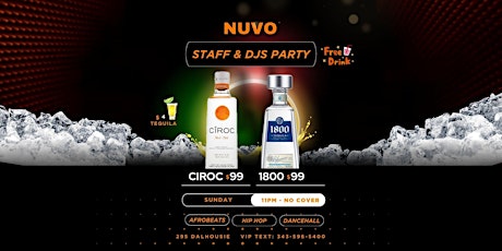 STAFF & DJS HARDCORE PARTY SUNDAY  @ NUVO - OTTAWA BIGGEST PARTY & TOP DJS!