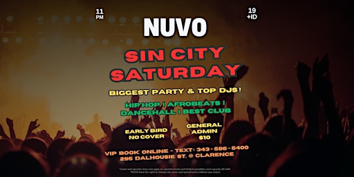 Imagen principal de SHUTDOWN FRIDAY @ NUVO  LOUNGE - OTTAWA BIGGEST PARTY & TOP DJS!