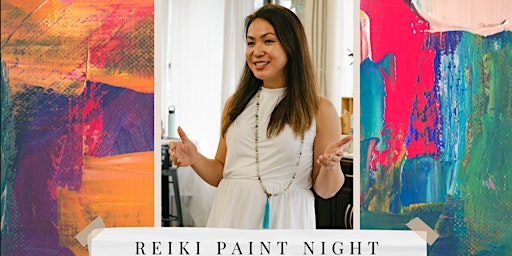 Imagem principal do evento Reiki Paint Night with Guided Meditation, Healing Attunement & Refreshments