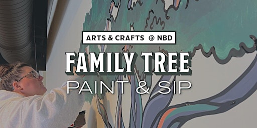 Imagem principal do evento Family Tree Paint & Sip at Name Brandt Distilling