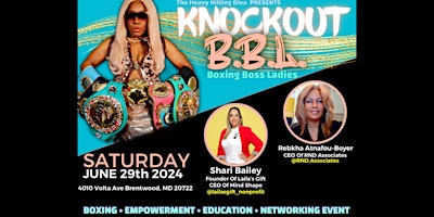 Imagem principal do evento Knockout B.B.L. Boxing Boss Ladies