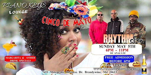 Immagine principale di Rhythm CITY 1st Sunday @ Piano Keys Lounge Sunday May 5th 