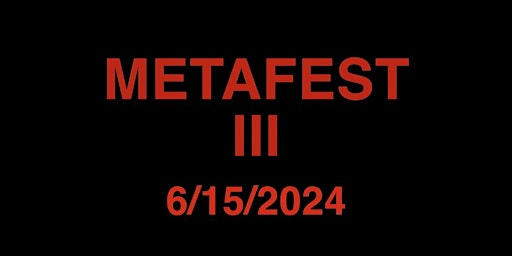 Imagem principal do evento METAFEST III