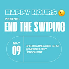 End the Swiping Speed Dating Ages 40-55 @Winks