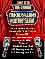 2nd Annual Lyrical Balladry Poetry Slam primary image