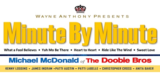 Primaire afbeelding van MINUTE by MINUTE: A Tribute to Michael McDonald & Kenny Loggins