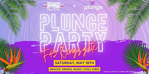 Imagem principal do evento Plunge Party with F45 Training + Plunge