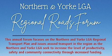 Northern and Yorke Regional Roads Forum