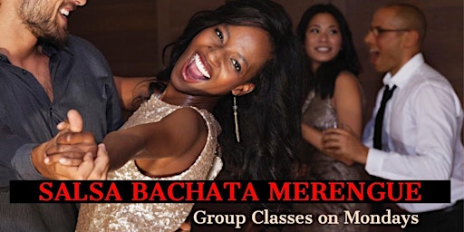 Imagen principal de Salsa, Bachata and Merengue 4 weeks group classes on Mondays
