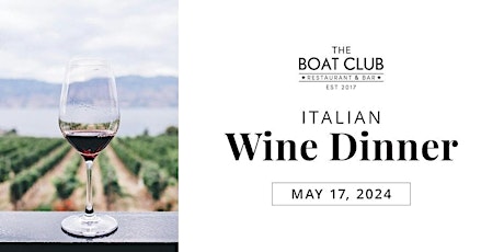 Boat Club Restaurant Italian Wine
