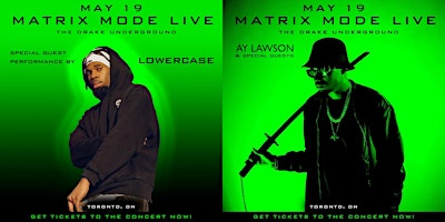 Primaire afbeelding van Matrix Mode Live Concert at The Drake Underground