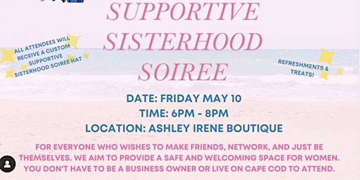 Imagem principal do evento Supportive Sisterhood Soiree