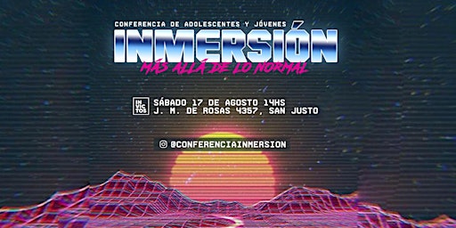Hauptbild für Conferencia "Inmersión: Más allá de lo normal"