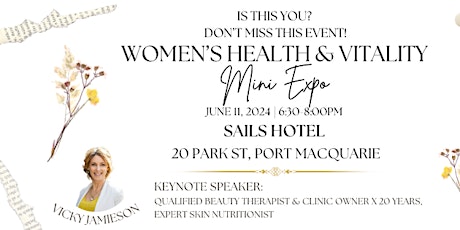 Women's Health & Vitality Expo Port Macquarie