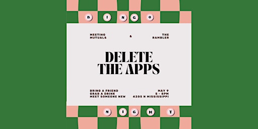 May Delete the Apps Singles Mixer primary image