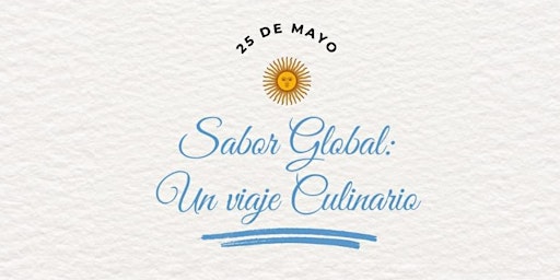 Imagem principal do evento Sabor Global
