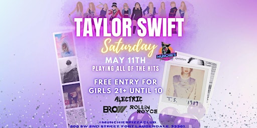 5/11 TAYLOR SWIFT NIGHT @ MUNCHIE'S FORT LAUDERDALE primary image