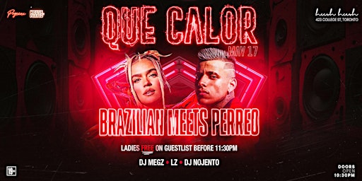 Hauptbild für Que Calor "Brazilian Meets Perreo"