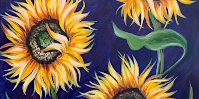 Image principale de The Dance of Sunflowers - Paint and Sip by Classpop!™