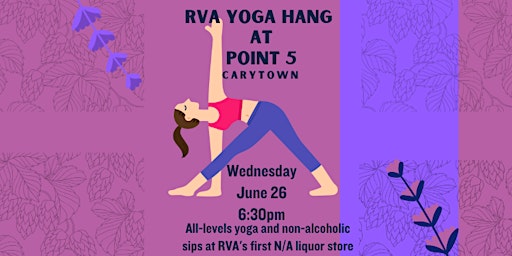 Imagem principal do evento RVA Yoga Hang at Point 5 in Carytown