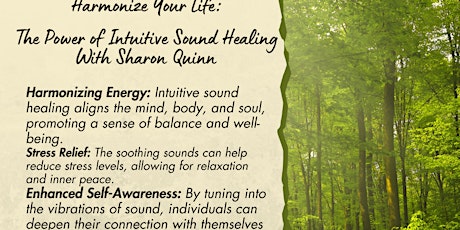 Harmonize Your Life:   The Power of Intuitive Sound Healing