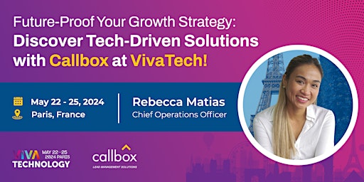 Image principale de Tech-Powered Deals: Meet Callbox at VivaTech!