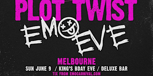 Imagem principal do evento PLOT TWIST EMO NIGHT - Melbourne
