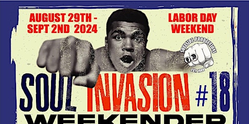Soul Invasion Weekend - Great Discount Pass - $55.00 primary image