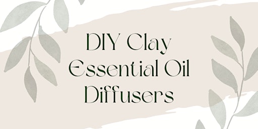 Image principale de DIY Clay Essential Oil Diffusers